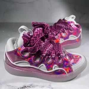 スニーカー LANVIN Women Sneakers FW SKDBB1 ANAP H24 51 pink Dbb1 Leather And Suede Sneakers | Lanvin